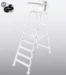 Umpire Chair Court Royal Deluxe hvit